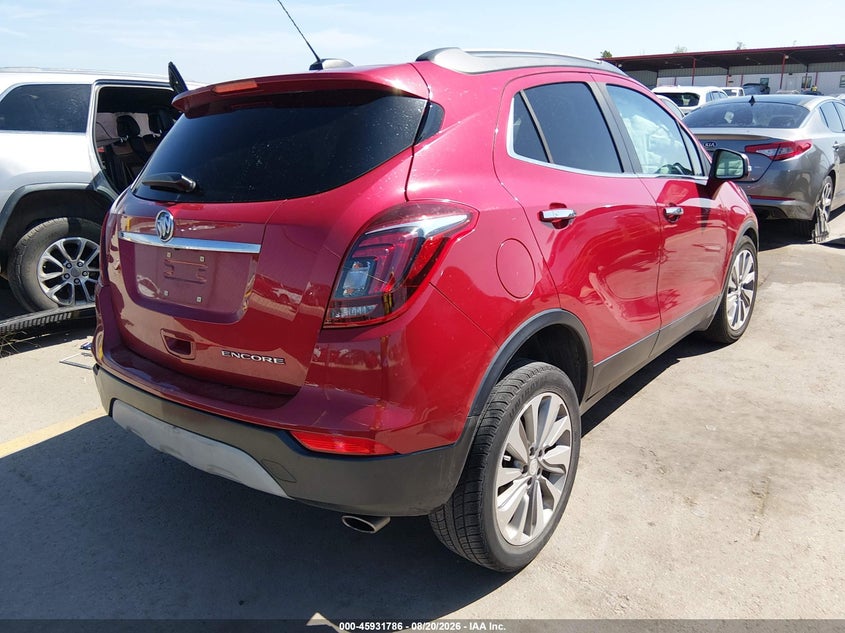 Vin: kl4cjasb7kb713896, lot: 46430911, buick encore fwd preferred 20194