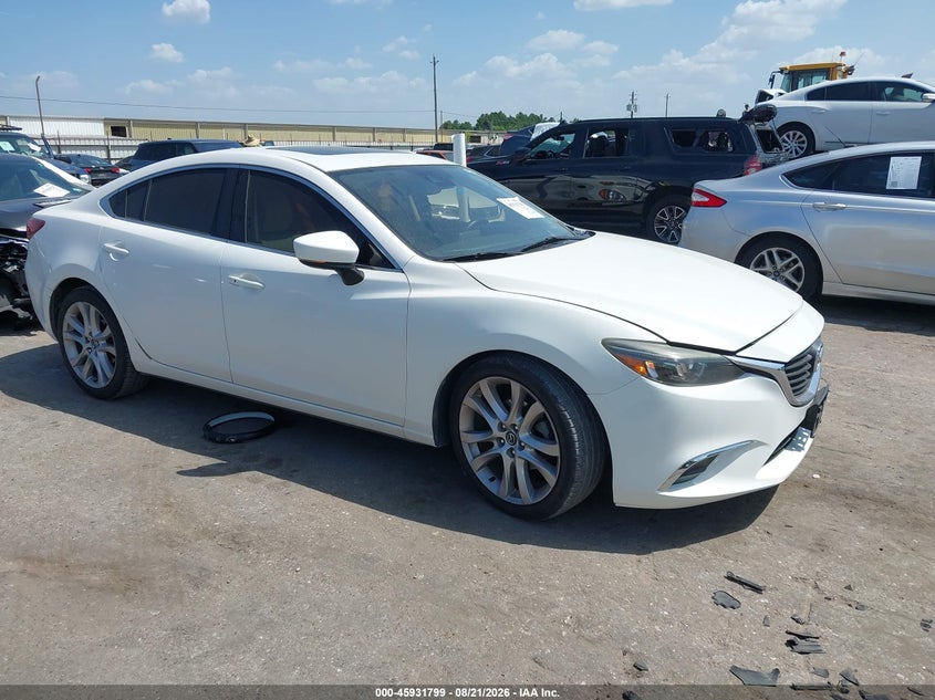 Vin: jm1gl1v50h1102291, lot: 46430924, mazda mazda6 touring 20171