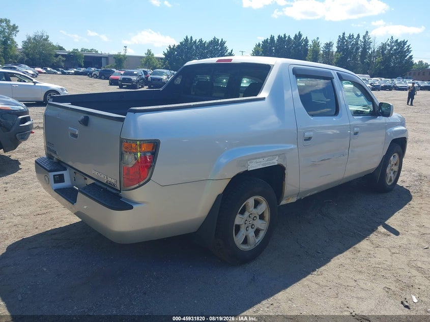 2008 HONDA RIDGELINE auction photo 4