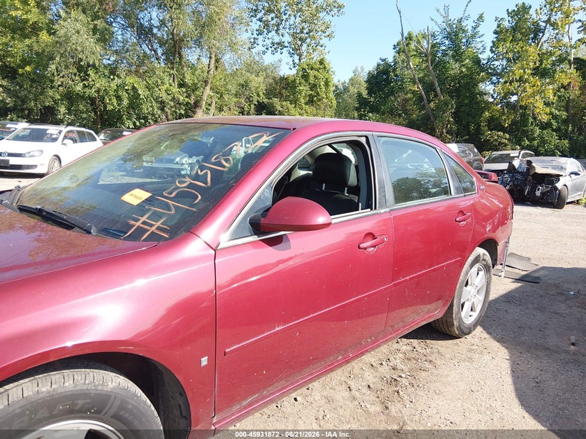 CHEVROLET IMPALA 2008 VIN 2G1WT58K289214163