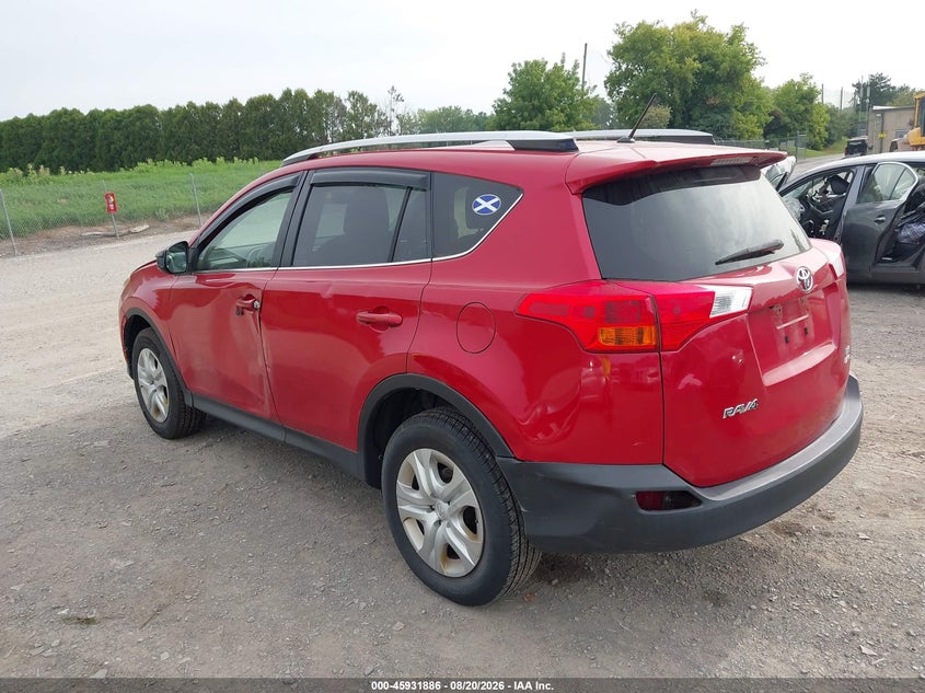 2014 TOYOTA RAV 4 SPORT UTILITY VEHICLE 2.5L I-4 DOHC, VVT, 176HP