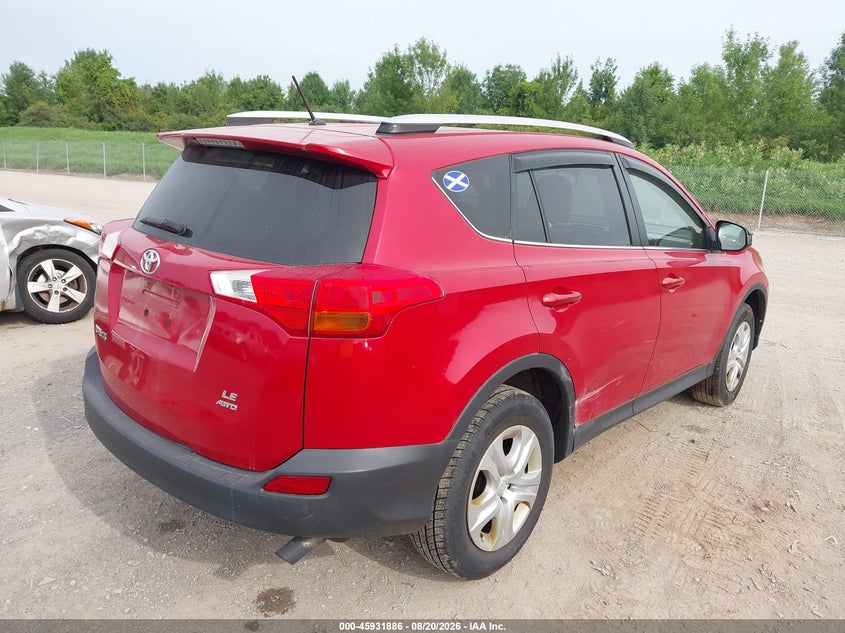 2014 TOYOTA RAV 4 SPORT UTILITY VEHICLE 2.5L I-4 DOHC, VVT, 176HP