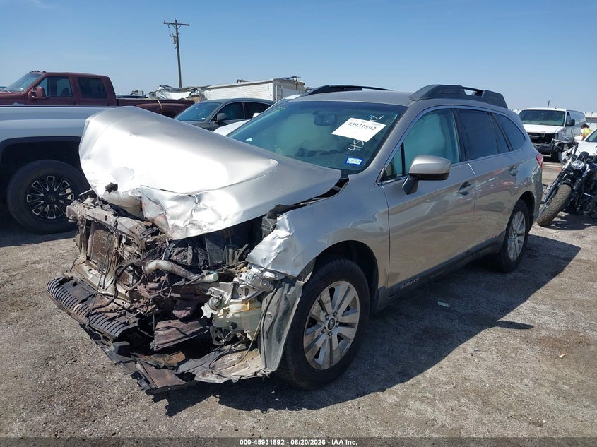 Vin: 4s4bsbcc0f3280364, lot: 46431017, subaru outback 2.5i premium 20152