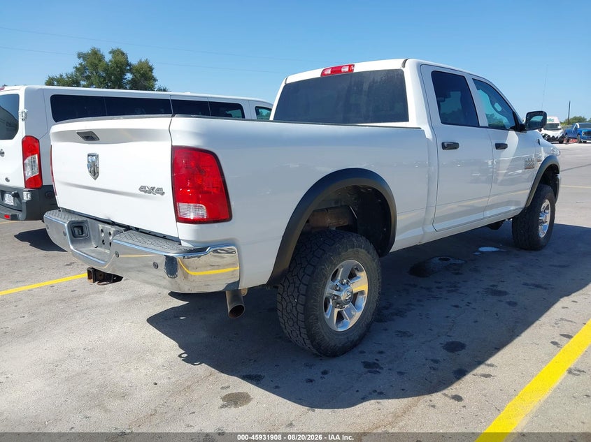 Vin: 3c6tr5cj5hg724706, lot: 46431033, ram 2500 tradesman  4x4 6'4 box 20174