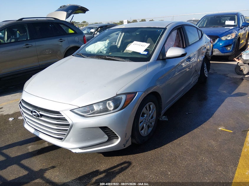 2017 Hyundai Elantra, Лівий бік, IAAI, VIN 5NPD74LF7HH181049 — фото 2