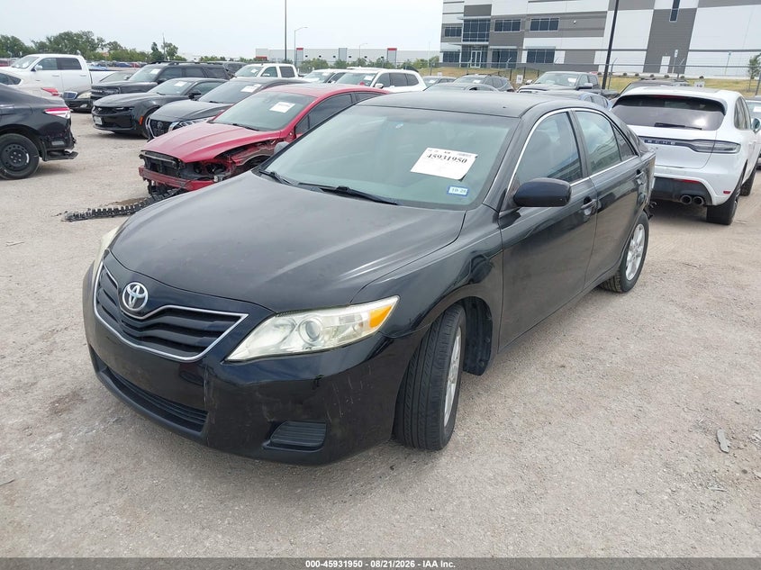 2011 Toyota Camry, Rear, IAAI, VIN 4T4BF3EK4BR183712 — photo 2