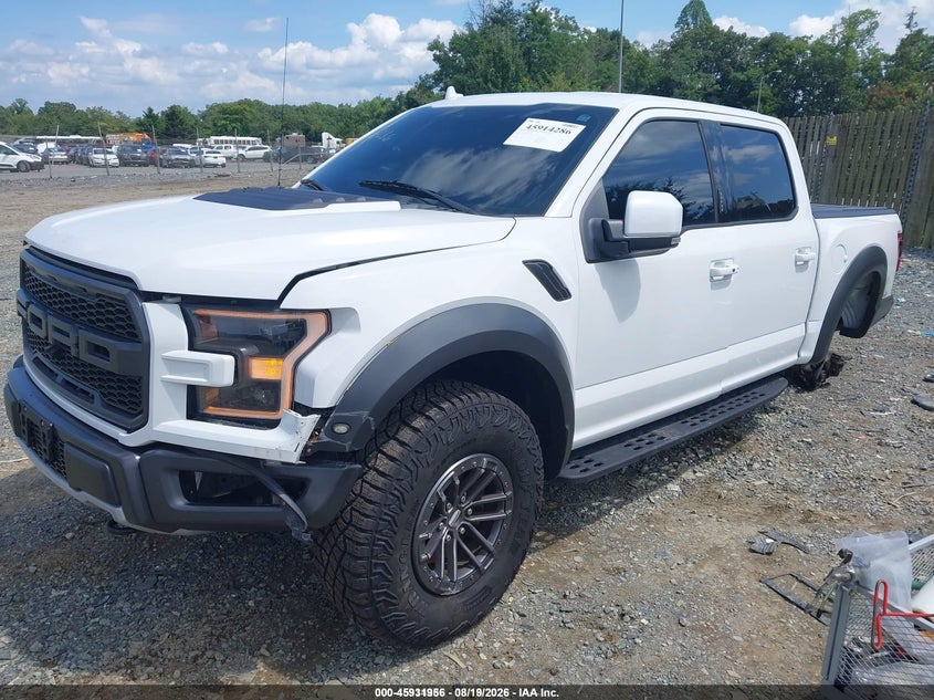 2019 Ford F-150 Raptor, Left Rear, IAAI, VIN 1FTFW1RG7KFB76994 — photo 2