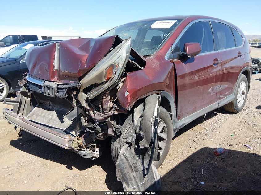2016 Honda CR-V, Front End, IAAI, VIN 3CZRM3H56GG708945 — photo 2