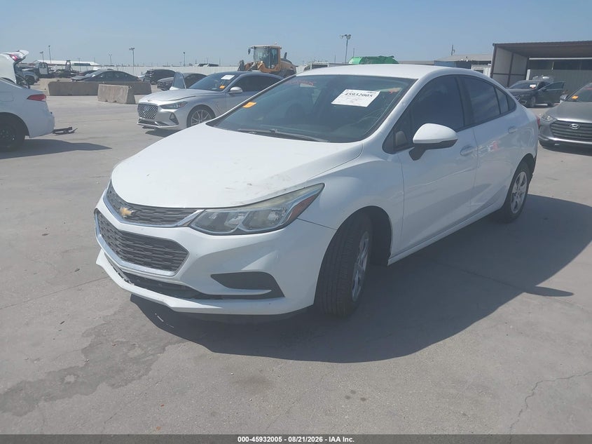 2017 Chevrolet Cruze, Удар ззаду, IAAI, VIN 3G1BC5SM1HS556859 — фото 2