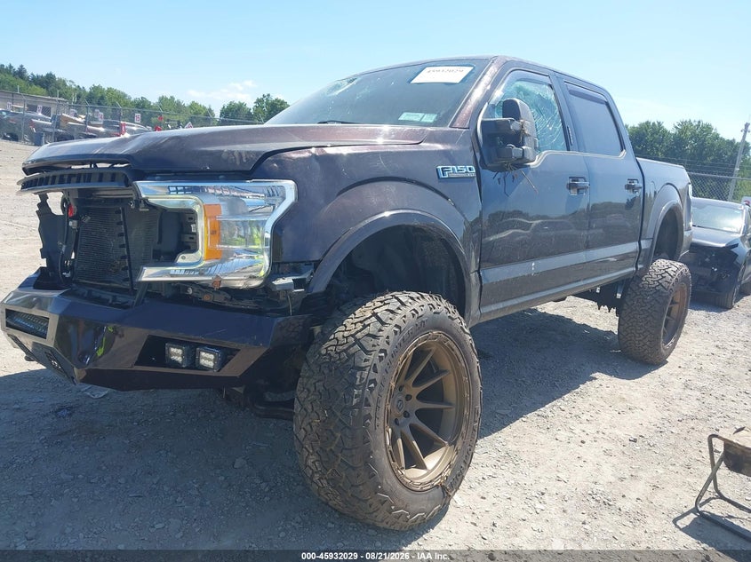2018 Ford F-150, Rollover, IAAI, VIN 1FTEW1E53JFA91326 — photo 2