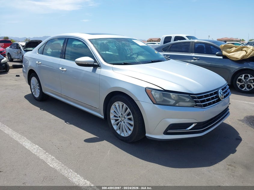 2017 Volkswagen Passat 1.8T Se, Лівий зад, IAAI, VIN 1VWBT7A36HC082485