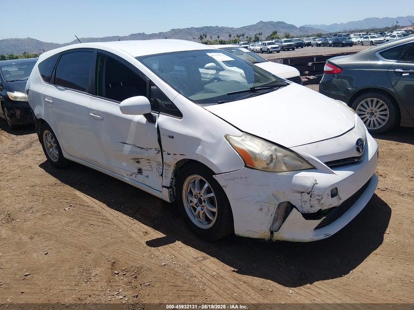 2012 TOYOTA PRIUS V auction photo 1