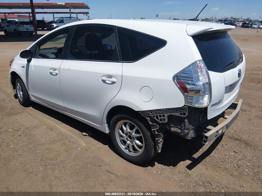 2012 TOYOTA PRIUS V auction photo 3
