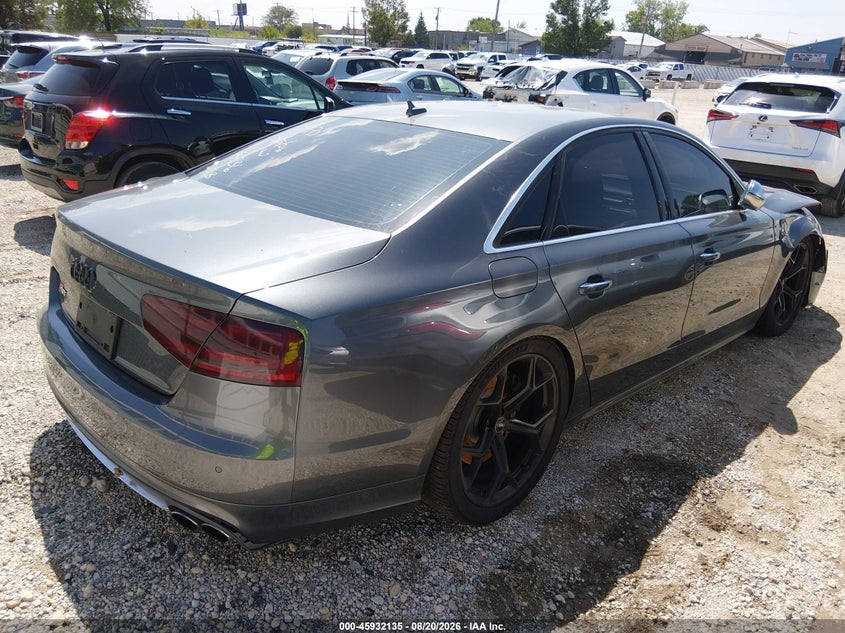 Vin: waud2afdxdn009029, lot: 46431260, audi s8 4.0t 20134
