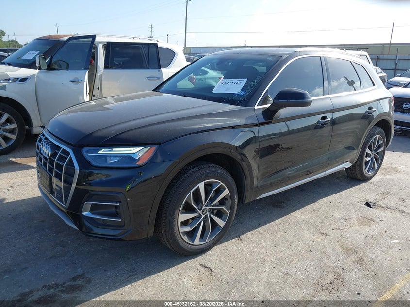 Vin: wa1aaafy2m2052139, lot: 46431287, audi q5 premium 45 tfsi quattro s tronic 20212
