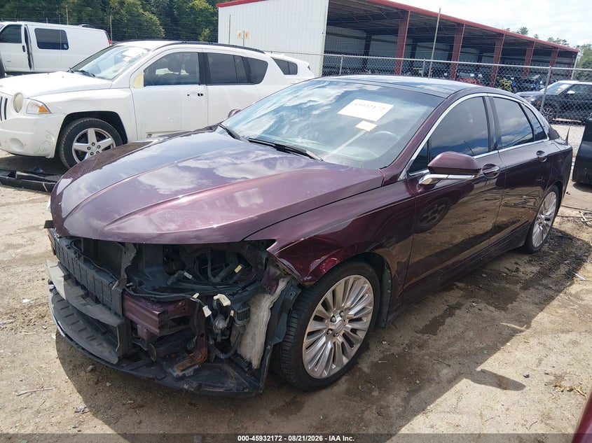 2013 Lincoln MKZ, Front End, IAAI, VIN 3LN6L2J96DR805996 — photo 2