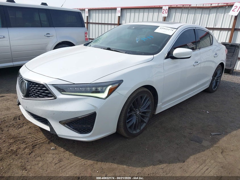 2021 Acura ILX, Right Front, IAAI, VIN 19UDE2F84MA000533 — photo 2