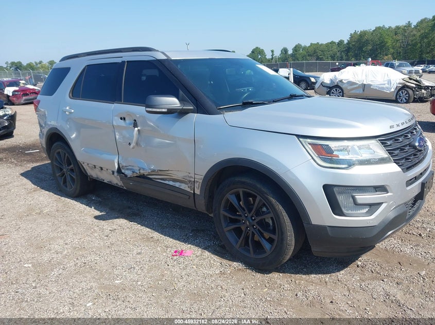 Vin: 1fm5k8d80hgc45362, lot: 46431306, ford explorer xlt 2017 img_1