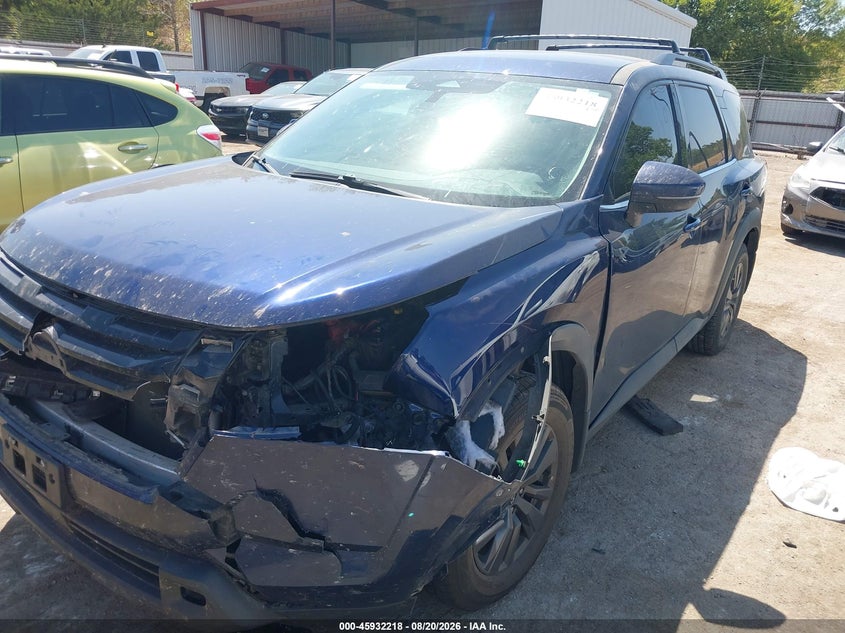 2022 Nissan Pathfinder, Front End, IAAI, VIN 5N1DR3BC0NC207442 — photo 2