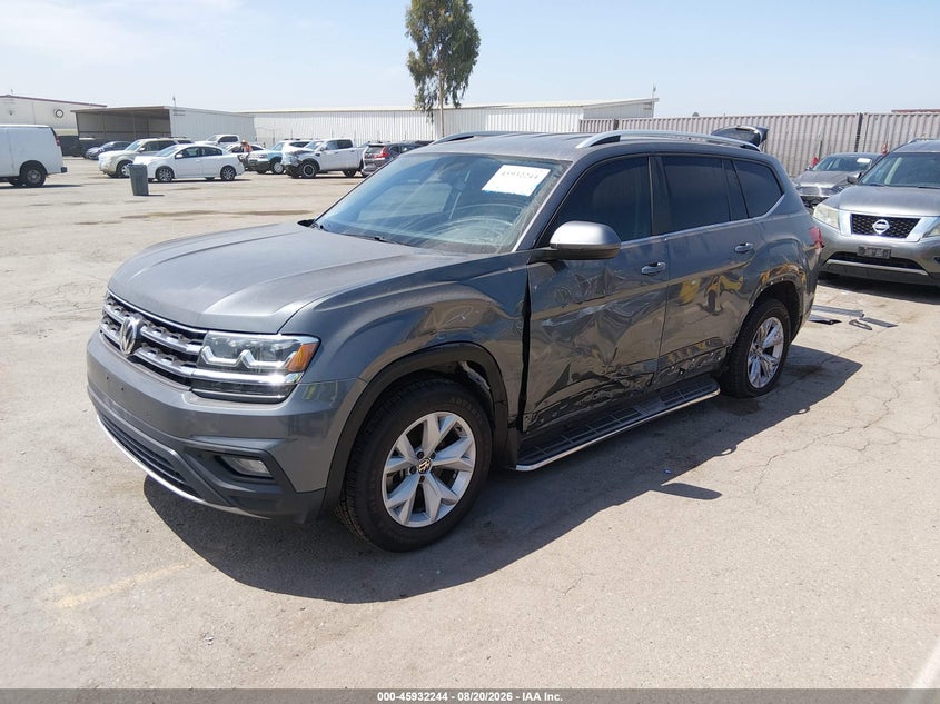 2019 Volkswagen Atlas, Лівий бік, IAAI, VIN 1V2DR2CA9KC603133 — фото 2