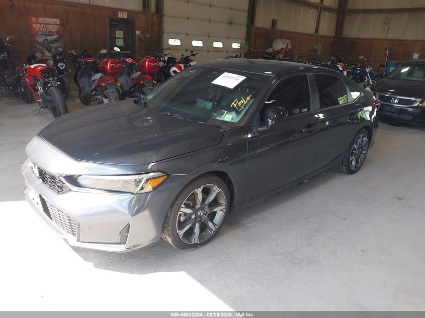 2026 Honda Civic, Flood, IAAI, VIN 2HGFE4F89TH326221 — photo 2