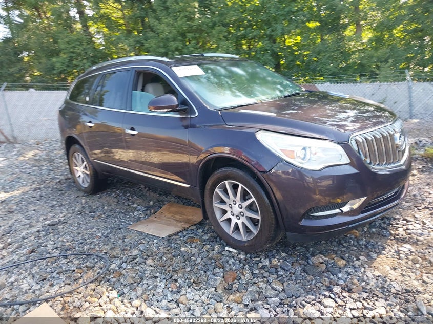 Vin: 5gakvbkd8fj221551, lot: 46431393, buick enclave leather 2015 img_1