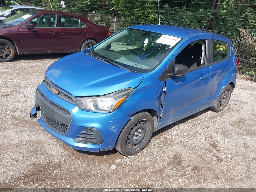 2017 Chevrolet Spark, Обычный износ, IAAI, VIN KL8CB6SA3HC773256 — фото 2