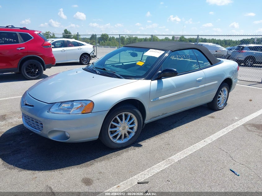 2002 Chrysler Sebring, Затопление, IAAI, VIN 1C3EL65R72N264933 — фото 2