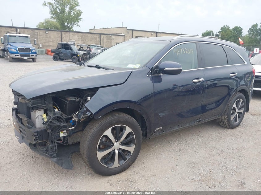 2018 Kia Sorento, Front End, IAAI, VIN 5XYPHDA12JG358198 — photo 2