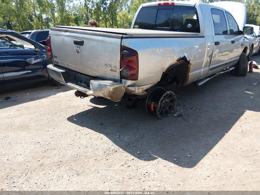 DODGE RAM 2500 2008 VIN 3D7KS29A68G127925