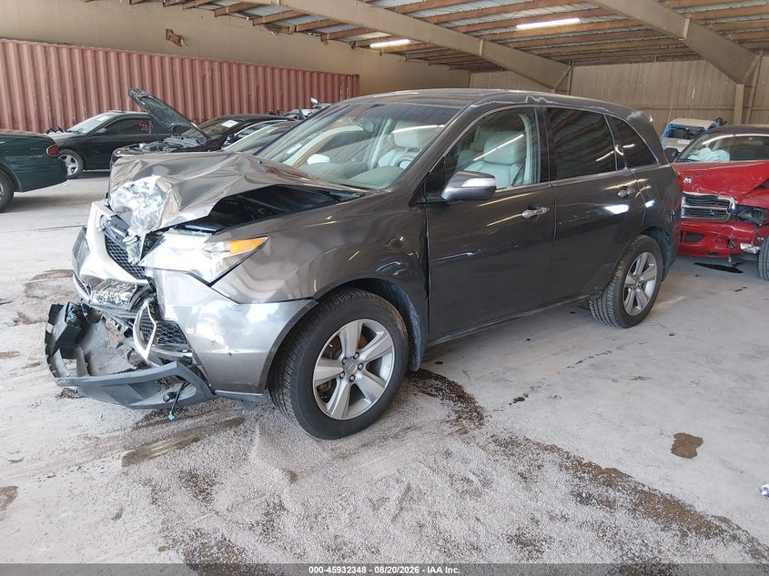 2011 Acura MDX, Удар спереди, IAAI, VIN 2HNYD2H65BH546619 — фото 2