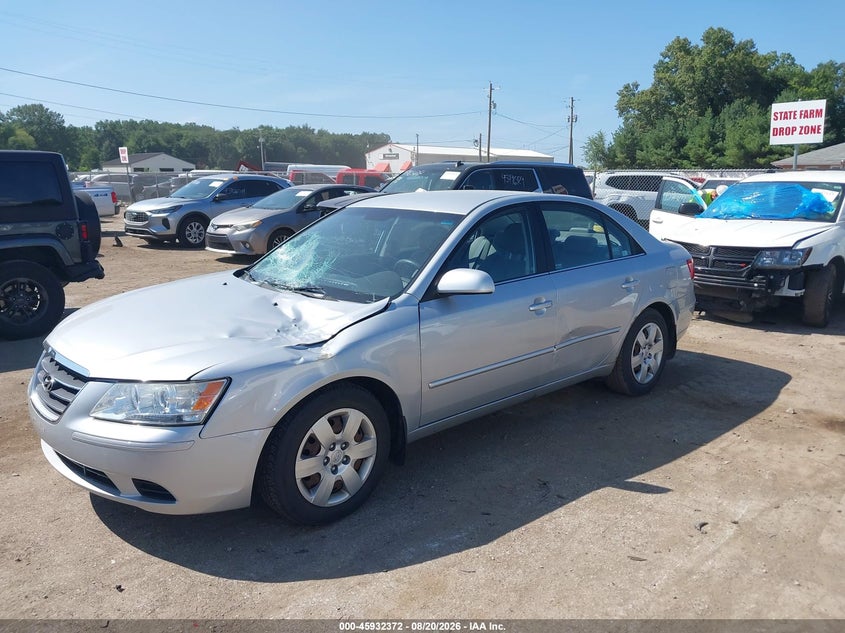 2009 Hyundai Sonata, Front End, IAAI, VIN 5NPET46C69H567352 — photo 2