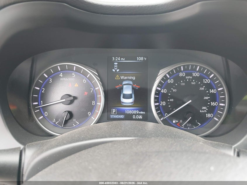 2016 INFINITI Q50 auction photo 7