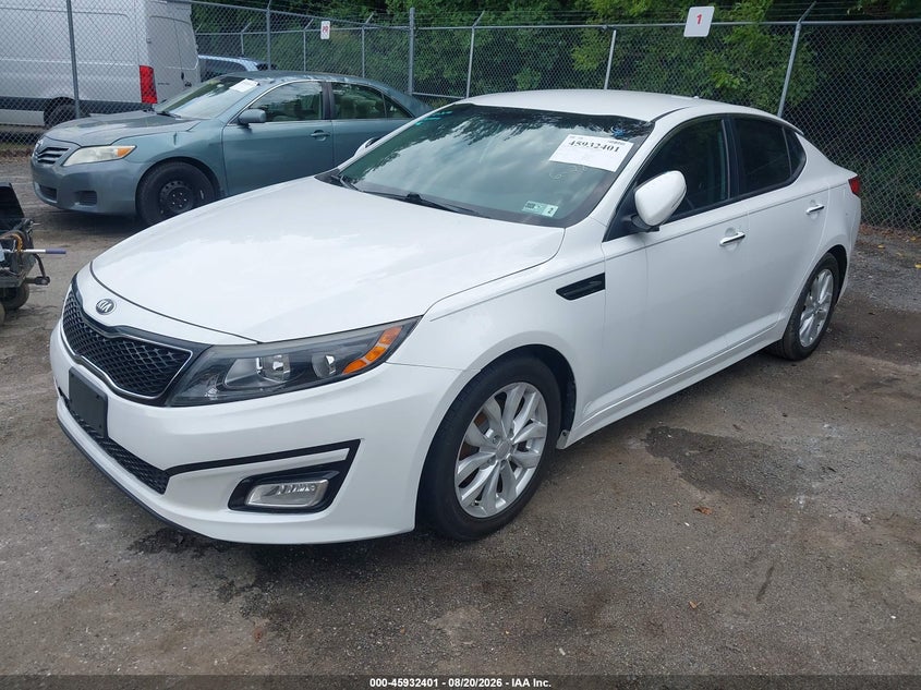 2015 Kia Optima, Угон, IAAI, VIN 5XXGM4A77FG473083 — фото 2