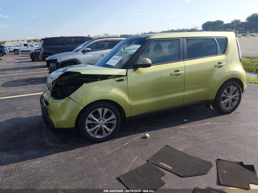 2015 Kia Soul, Front End, IAAI, VIN KNDJX3A56F7761658 — photo 2