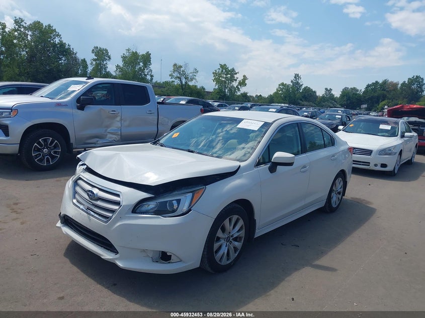 2015 Subaru Legacy, Front End, IAAI, VIN 4S3BNBC62F3013152 — photo 2