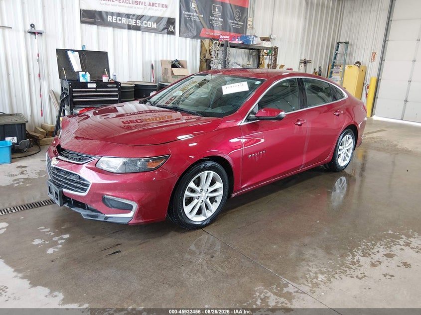 2017 Chevrolet Malibu, Удар спереду, IAAI, VIN 1G1ZE5ST1HF127435 — фото 2
