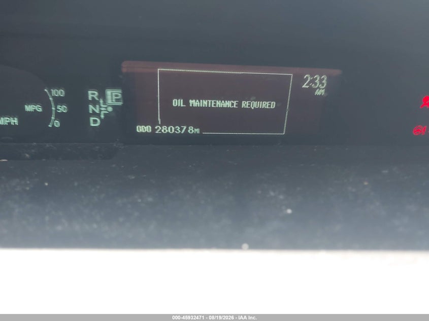 TOYOTA PRIUS 2011 VIN JTDKN3DUXB5247038