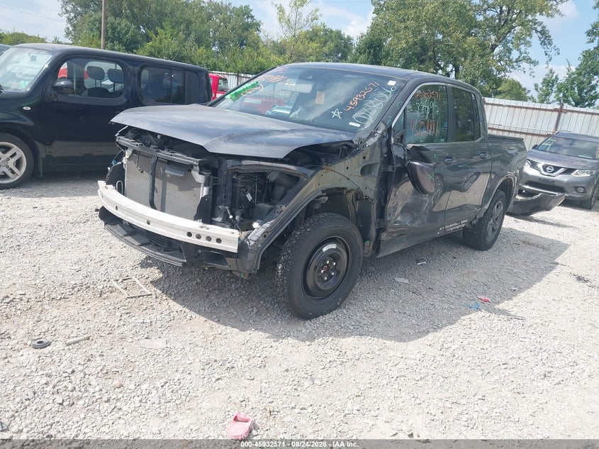2023 Honda Ridgeline, Front End, IAAI, VIN 5FPYK3F55PB028056 — photo 2