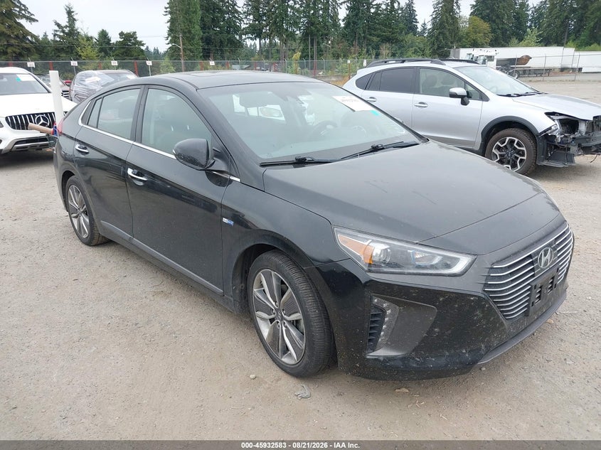 Vin: kmhc05lc5ku110078, lot: 46431708, hyundai ioniq hybrid limited 20191