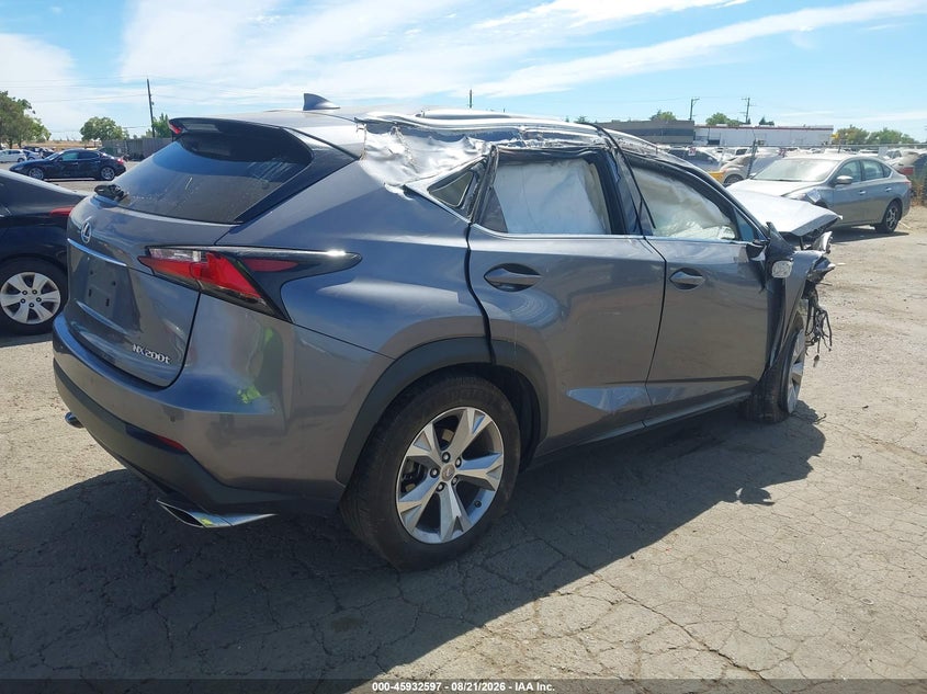 LEXUS NX 200T 2017 VIN JTJYARBZ1H2082706