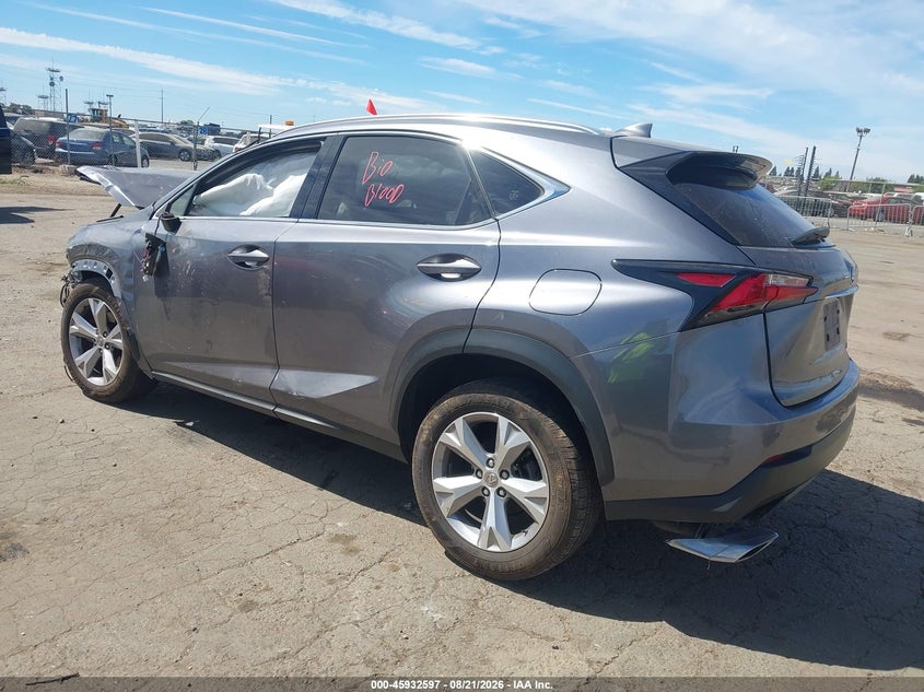 2017 LEXUS NX 200T auction photo 3