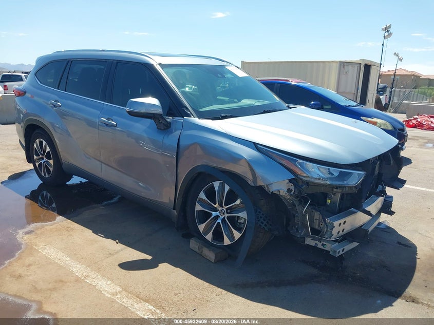 Vin: 5tdhzrbh4ls012573, lot: 46431734, toyota highlander xle 20201