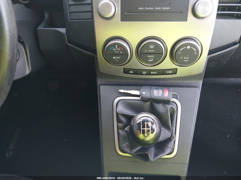 2008 MAZDA 5 WAGON 2.3L I-4 DOHC, VVT, 153HP
