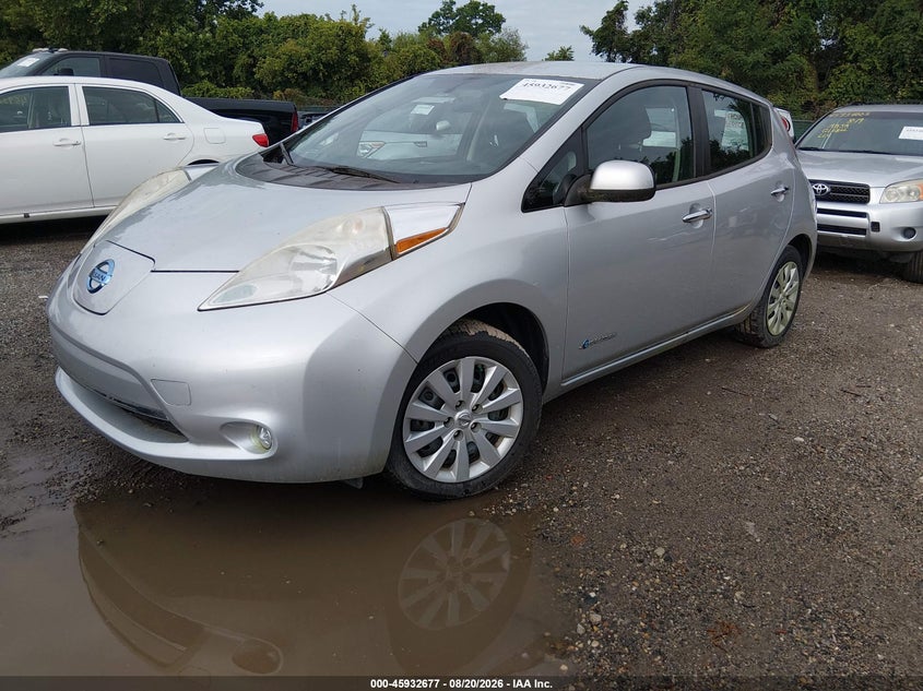 2015 Nissan Leaf, Обычный износ, IAAI, VIN 1N4AZ0CP5FC317224 — фото 2
