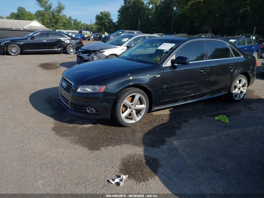 AUDI A4 2012 VIN WAUKFBFL1CA088878