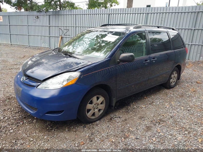 2007 Toyota Sienna, Звичайний знос, IAAI, VIN 5TDZK23C57S066540 — фото 2