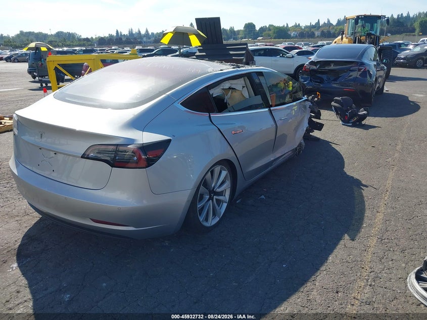 Vin: 5yj3e1ea7jf003454, lot: 46431858, tesla model 3 long range/mid range 20184