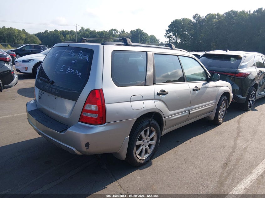 2005 SUBARU FORESTER auction photo 4