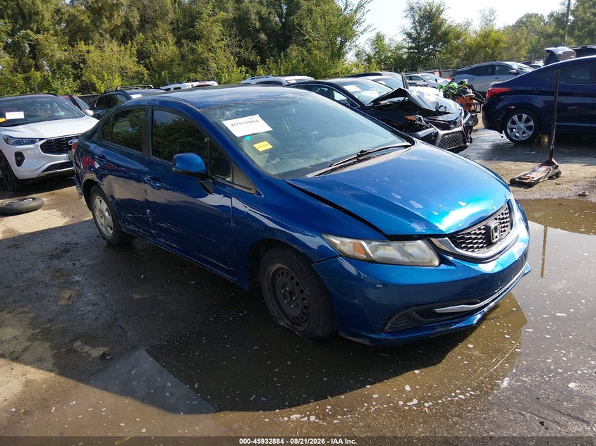 2013 Honda Civic Lx, Левый бок, IAAI, VIN 19XFB2F59DE016326